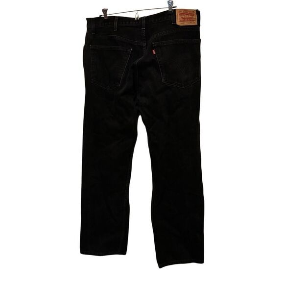 Levi’s 505 Regular Fit Size 38x32 Black Jeans - Picture 1 of 7